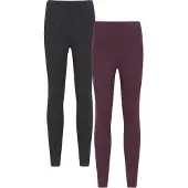 Mountain Warehouse Dam Kvatemix Midweight Leggings (Pack om 2) (Bär)