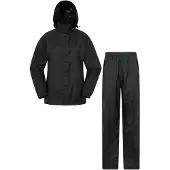 Mountain Warehouse Damernas Pakka Jacka och Byxor Set (Svart)