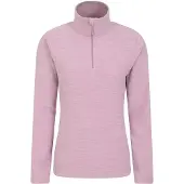 Mountain Warehouse Snowdon Melange Fleece Top (Ljusrosa), dam/dam