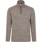 Mountain Warehouse Mens Idris II Half Zip Fleece Top (Beige)