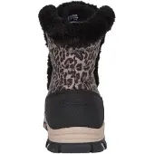Mountain Warehouse Kvinno/Fröknar Ohio Leopardmönstrade Termiska Snöstövlar (Svarta)