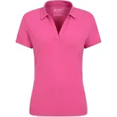 Mountain Warehouse Womens/Ladies UV Protection Polo Shirt (Bright Pink)
