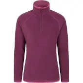 Mountain Warehouse dam/dam Montana Half Zip Fleece Top (Berry)