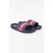 Crosshatch Mens Mentella Sliders (Marin/Röd)