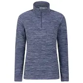 Mountain Warehouse Snowdon Melange Fleece Top (mörkblå), dam/dam