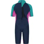 Mountain Warehouse Våtdräkt med kontrastpanel för barn (Druva)