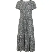 Mountain Warehouse Dam/Dotter Sardinia Tiered Dress (Khaki Green)