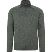 Mountain Warehouse Herr Power Quarter Zip Midlayer (Khakigrön)