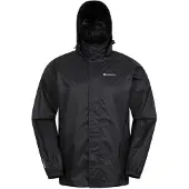 Mountain Warehouse Mens Pakka II Vattentät Jacka (Svart)