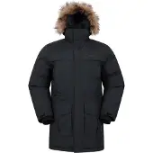 Mountain Warehouse Antarctic Extreme vattentät dunjacka för herrar (Charcoal)
