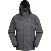 Mountain Warehouse Mens Pakka II Vattentät Jacka (Grå)