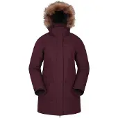 Mountain Warehouse Tarka II lång jacka för damer/kvinnor (vinröd)
