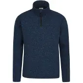 Mountain Warehouse Mens Idris II Half Zip Fleece Top (Marin)
