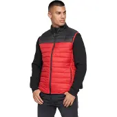 Crosshatch Mens Presnell Gilet med hög hals (Röd)