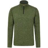 Mountain Warehouse Herr Idris II Halvdraget Fleece Topp (Mörk Khaki)
