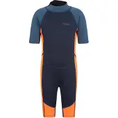 Mountain Warehouse Våtdräkt med kontrastpanel för barn (Ljus orange)