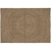 vidaXL Områdesmattor Rektangulär Grå 120 x 170 cm Jute