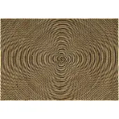 vidaXL Matta Naturlig och svart 240 x 340 cm Jute