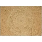 vidaXL Områdesmattor Rektangulär Brun 160 x 230 cm Jute