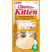 Inaba Churu Cat Kitten Chicken 4x14g