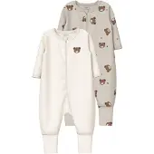 Name it Pumice Bear Pyjamas Med Långa ärmar 2 Enheter