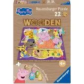 Ravensburger Pussel - 22 Delar - Trä Peppa Pig - - One Size - Pussel