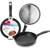 Ibili Stekpanna - IBILI - New Indu Plus - Smidd aluminium - Svart - 43 x 25 x 6 cm svart