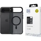 3mk Protection 3mk Smoke MagCase för iPhone 17 Air – Svart, halvgenomskinligt