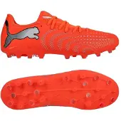 Puma Future 9 Play MG Unleashed - Röd/White/Svart/Silver - Multi Ground (MG), storlek 43