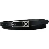 Calvin Klein Slim Emblem Logo Buckle Belt