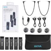 Boya W4 1rx-4tx Trrs-trs Trådlös Mikrofon