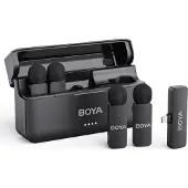 Boya Dėklas belaidis mikrofonas BY-V4D Lightning