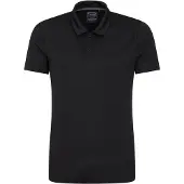 Mountain Warehouse Mens Endurance IsoCool Polo Shirt (Svart)