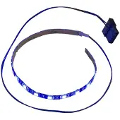 Inter-Tech - Belysning för systemkabinett (LED) - blå - 30 cm