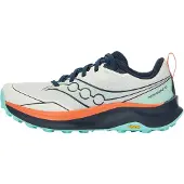 Saucony - Trailskor - Peregrine 16 White/Navy för Unisex - Storlek 37,5 - Vit