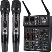 BITMAT DNA MIXMIC 2 - set (USB-ljudmixer + 2 trådlösa mikrofoner)
