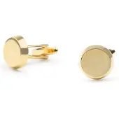 Suitable Manschettknappar Runda Guld