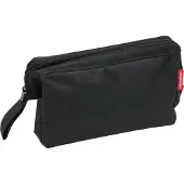Reisenthel travelcosmetic, Polyester, Svart, Monokromatiskt, Dragkedja, 3 fickor, 1 fickor