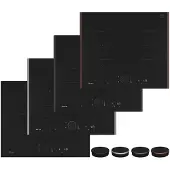 NEFF T66YYYY4C0, Svart, Inbyggnad, 60 cm, Zon induktionshäll, Keramik, 4 zon(er)