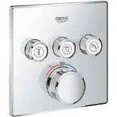 GROHE Grohtherm SmartControl termostat för inbyggnad med 3 ventiler