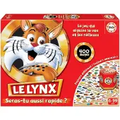 Educa Le Lynx 400 Images, Educa, Jeu de société Famille et Enfants, Renforce la mémoire visuelle et les réflexes, dès 6 Ans (16042) röd