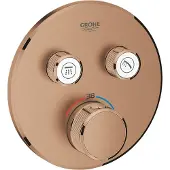 GROHE Grohtherm SmartControl inbyggd termostat med två ventiler