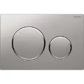 Geberit Sigma 20 betjeningsplade i mat krom/krom