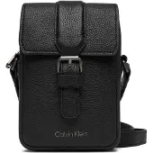 Calvin Klein Leather Slim Reporter Bag