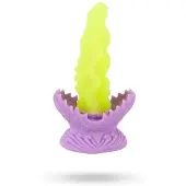 Beasty Cocks - dildo med ljuseffekt - självlysande - grön