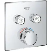 GROHE Grohtherm Smartcontrol Inbyggd termostat med 2 ventiler - 29124000