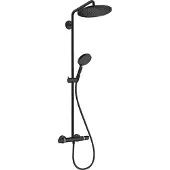 Hansgrohe Croma Select 280 duschsystem matt svart