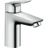 Hansgrohe HG Logis 100 HV-armatur krom - med løft-op ventil. Vandforbrug 5 l/min. HG nr. 71100
