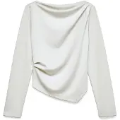 Vero Moda Mille Boatneck T-shirt Med Lång ärm