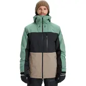 Quiksilver - Skidjackor - Sycamore Block 20k Jacket Dark Ivy för Unisex - Storlek XL - Khaki